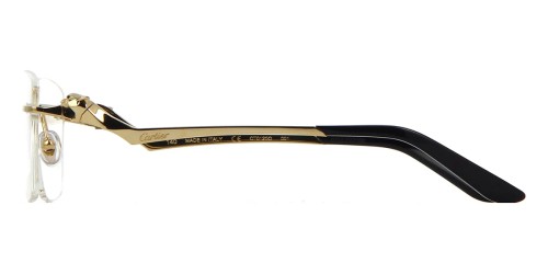 Cartier CT0120O - 001 - 57 Oprawki korekcyjne Złoty Kocie oczy