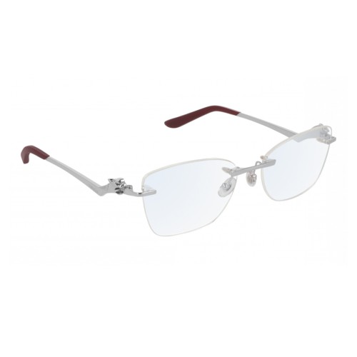 Cartier CT0120O - 003 - 57 Oprawki korekcyjne Srebrny Kocie oczy