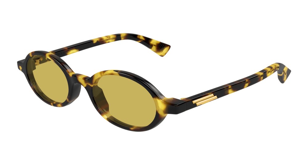 Bottega Veneta BV1388S - 002 - 47 Okulary przeciwsłoneczne Havanna Owalny