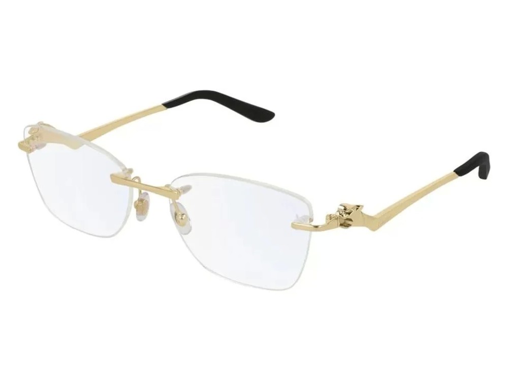 Cartier CT0120OA - 001 - 54 Oprawki korekcyjne Złoty Kanciaste