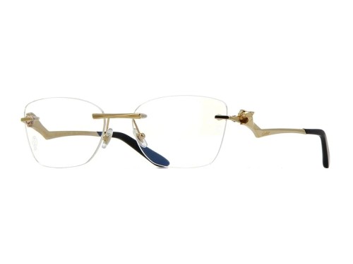Cartier CT0120OA - 001 - 54 Oprawki korekcyjne Złoty Kanciaste