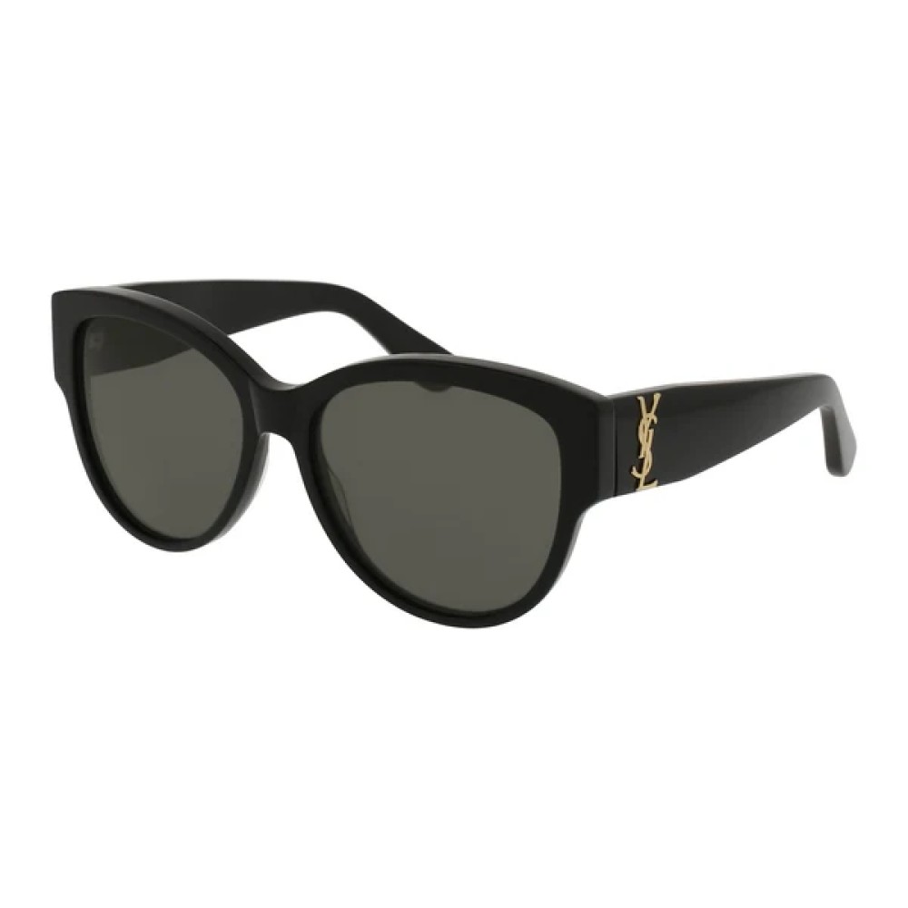 Saint Laurent SL M95/F - 001 - 56 Okulary przeciwsłoneczne Czarny Kocie oczy