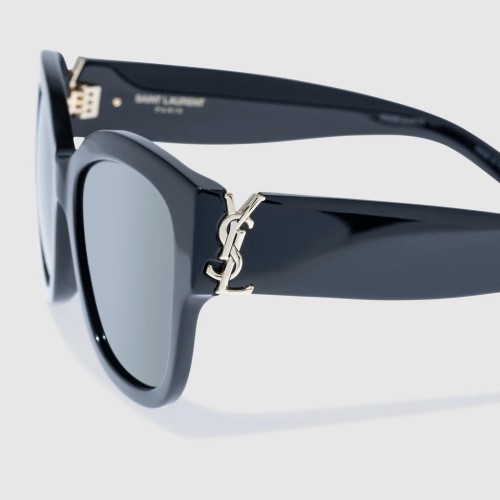 Saint Laurent SL M95/F - 001 - 56 Okulary przeciwsłoneczne Czarny Kocie oczy