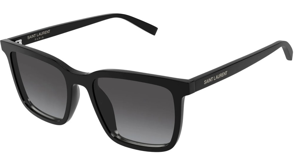 Saint Laurent SL 500 - 006 - 54 Okulary przeciwsłoneczne Czarny Prostokątny
