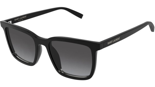 Saint Laurent SL 500 - 006 - 54 Okulary przeciwsłoneczne Czarny Prostokątny