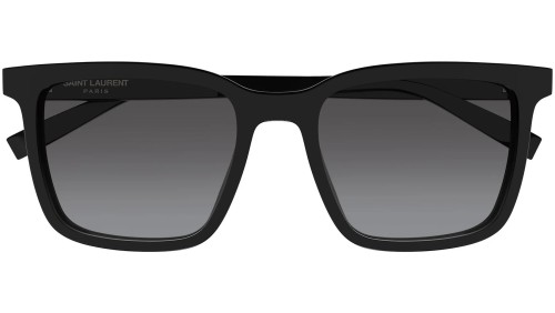 Saint Laurent SL 500 - 006 - 54 Okulary przeciwsłoneczne Czarny Prostokątny