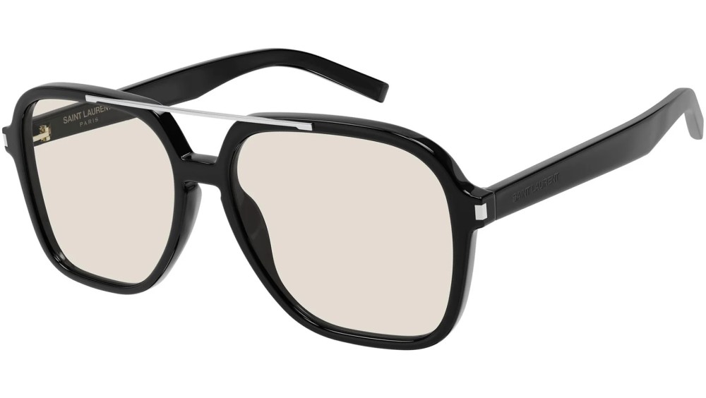 Saint Laurent SL 545 - 001 - 58 Okulary przeciwsłoneczne Czarny Pilotki