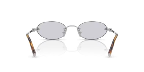 MIU MIU MU A54S - 1BC3F2 - 51 Okulary przeciwsłoneczne Srebrny Owalny