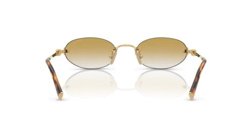 MIU MIU MU A54S - 5AK21D - 51 Okulary przeciwsłoneczne Złoty Owalny