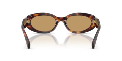 MIU MIU MU C01S - 27L10Y - 53 Okulary przeciwsłoneczne Havanna Owalny