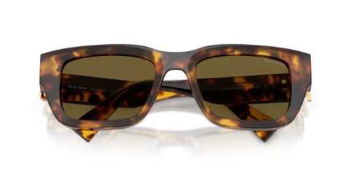 MIU MIU MU C04S - 14L09Z - 53 Okulary przeciwsłoneczne Kanciaste