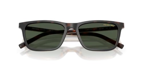 PRADA PR D19S - 20P90V - 55 - Z SOCZEWKAMI POLARYZACYJNYMI Okulary przeciwsłoneczne Prostokątny