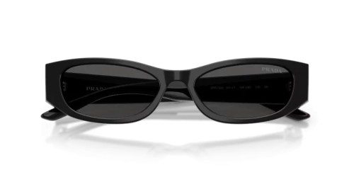 PRADA PR D22S - 16K08Z - 54 Okulary przeciwsłoneczne Czarny Prostokątny