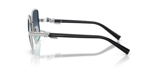 TIFFANY & CO. TF3122 - 60019S - 56 Okulary przeciwsłoneczne Srebrny Kanciaste