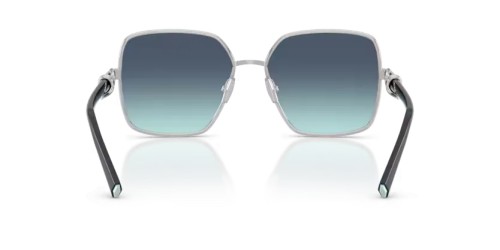 TIFFANY & CO. TF3122 - 60019S - 56 Okulary przeciwsłoneczne Srebrny Kanciaste