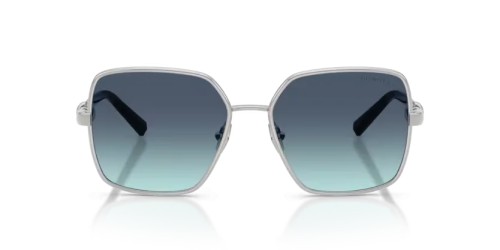 TIFFANY & CO. TF3122 - 60019S - 56 Okulary przeciwsłoneczne Srebrny Kanciaste