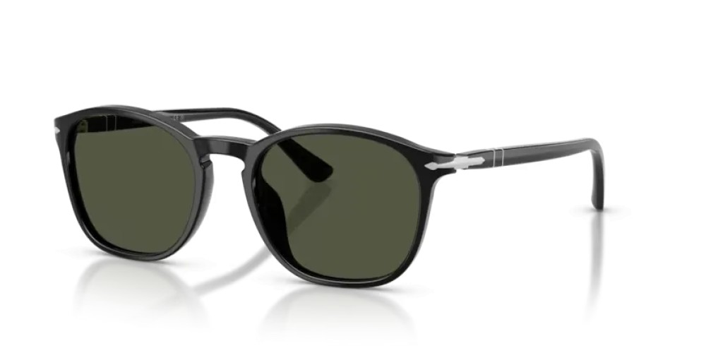 Persol PO3007SX - 95/31 - 52 Okulary przeciwsłoneczne Czarny Kanciaste