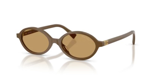 MIU MIU MU 04ZS - 29Q10Y - 50 Okulary przeciwsłoneczne Brązowy Owalny