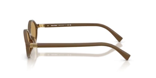 MIU MIU MU 04ZS - 29Q10Y - 50 Okulary przeciwsłoneczne Brązowy Owalny