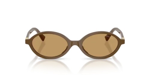MIU MIU MU 04ZS - 29Q10Y - 50 Okulary przeciwsłoneczne Brązowy Owalny