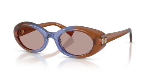 MIU MIU MU B09S - 22R20I - 52 Okulary przeciwsłoneczne Owalny