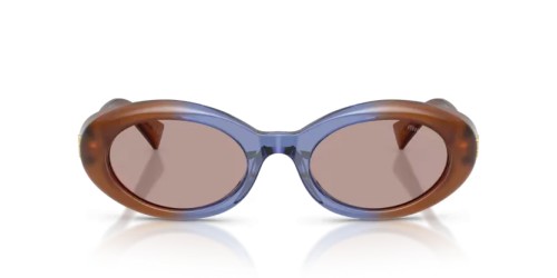 MIU MIU MU B09S - 22R20I - 52 Okulary przeciwsłoneczne Owalny