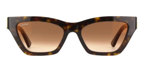 Cartier CT0437S - 002 - 53 Okulary przeciwsłoneczne Kocie oczy