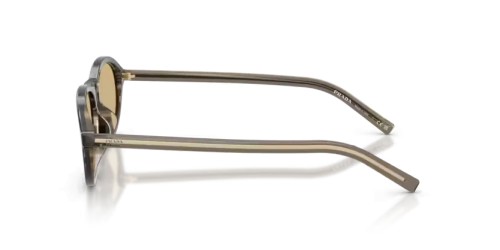 PRADA PR D20SU - 26O10R - 56 Okulary przeciwsłoneczne Pasiasty heban Owalny