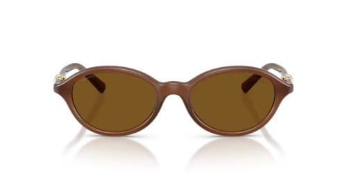 TIFFANY & CO. TF4266U - 847183 - 51 - Z SOCZEWKAMI POLARYZACYJNYMI Okulary przeciwsłoneczne Przezroczysty miodowy Owalny