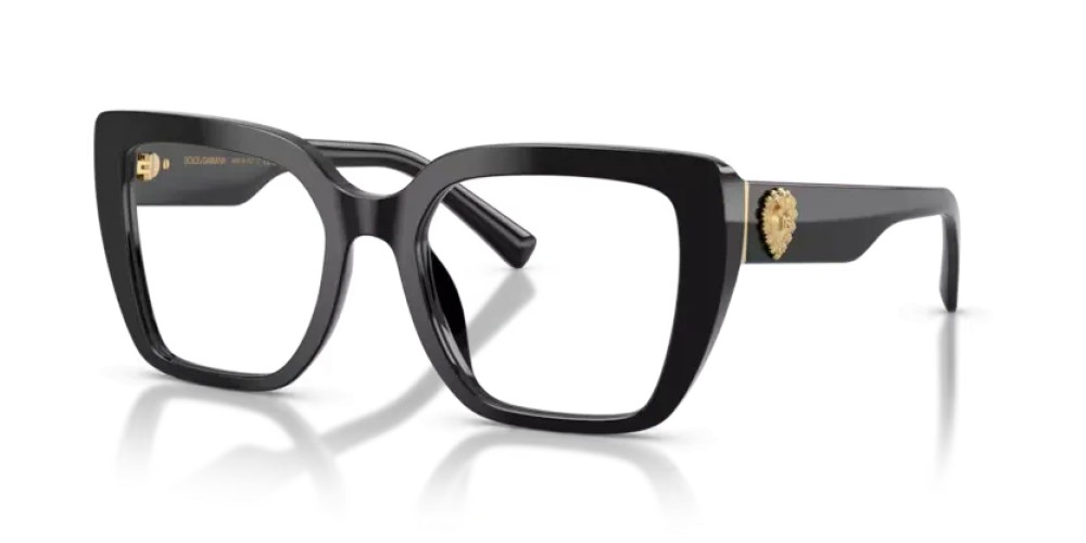 DOLCE & GABBANA DG3441 - 501 - 53 Oprawki korekcyjne Czarny Kanciaste