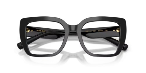 DOLCE & GABBANA DG3441 - 501 - 53 Oprawki korekcyjne Czarny Kanciaste
