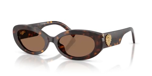 DOLCE & GABBANA DG4537 - 502/73 - 53 Okulary przeciwsłoneczne Havanna Owalny