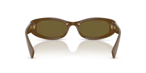 MIU MIU MU C02S - 23R09Z - 54 Okulary przeciwsłoneczne Zieleń wojskowa Owalny