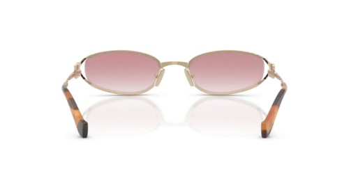 MIU MIU MU C51S - ZVN70O - 54 Okulary przeciwsłoneczne Jasne złoto Nieregularne