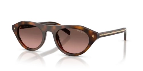 PRADA PR B15S - 20D11C - 51 Okulary przeciwsłoneczne Jałowcowy żółw Nieregularne