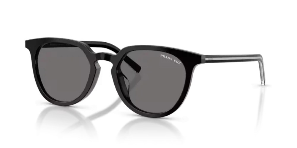 PRADA PR D15SD - 29O90T - 52 - Z SOCZEWKAMI POLARYZACYJNYMI Okulary przeciwsłoneczne Black / basalt horn Phantos