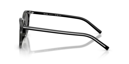 PRADA PR D15SD - 29O90T - 52 - Z SOCZEWKAMI POLARYZACYJNYMI Okulary przeciwsłoneczne Black / basalt horn Phantos