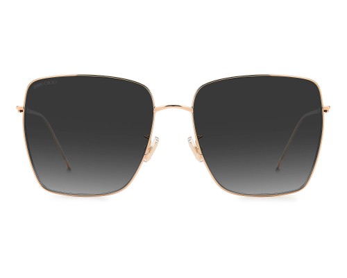 Jimmy Choo DAHLA/F/SK - 0009O - 59 Okulary przeciwsłoneczne Złoty Kanciaste