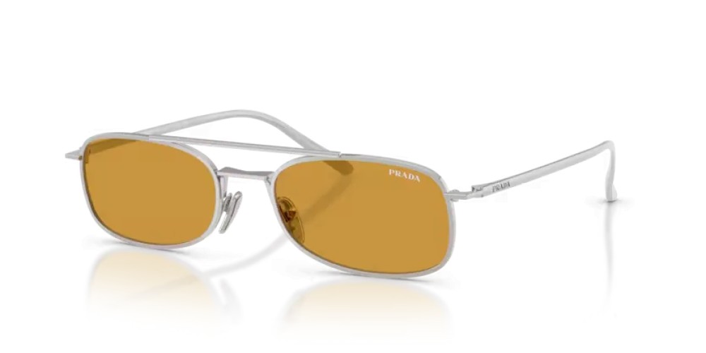 PRADA PR D59S - 1BC50P - 54 Okulary przeciwsłoneczne Srebrny Poduszka