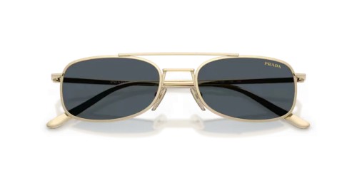 PRADA PR D59S - ZVN70B - 54 Okulary przeciwsłoneczne Jasne złoto Poduszka