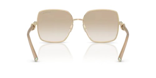 TIFFANY & CO. TF3122 - 623911 - 56 Okulary przeciwsłoneczne Jasne złoto Kanciaste