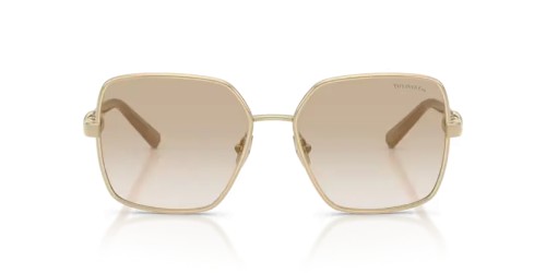 TIFFANY & CO. TF3122 - 623911 - 56 Okulary przeciwsłoneczne Jasne złoto Kanciaste