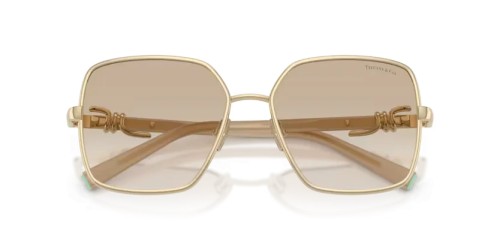 TIFFANY & CO. TF3122 - 623911 - 56 Okulary przeciwsłoneczne Jasne złoto Kanciaste