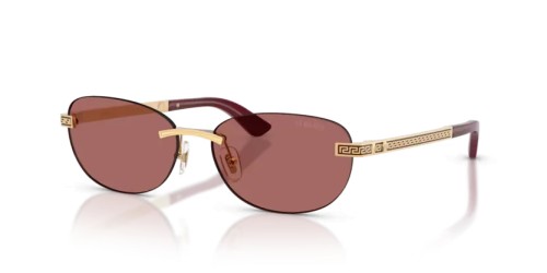 VERSACE VE2307 - 152369 - 56 Okulary przeciwsłoneczne Złoty versace Owalny