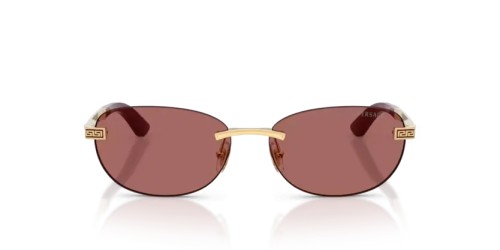 VERSACE VE2307 - 152369 - 56 Okulary przeciwsłoneczne Złoty versace Owalny
