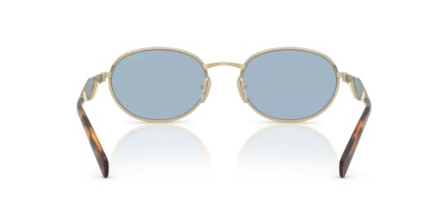 PRADA PR D57S - ZVN40Q - 54 Okulary przeciwsłoneczne Jasne złoto Owalny