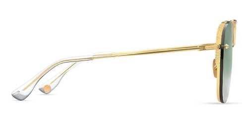 Dita DECADE-TWO DRX-2082 - L - 62 Okulary przeciwsłoneczne Złoty Pilotki (aviator)