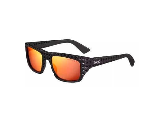 Dior DIOR3D S1I - 11J7 - 57 Okulary przeciwsłoneczne Czarny Kanciaste