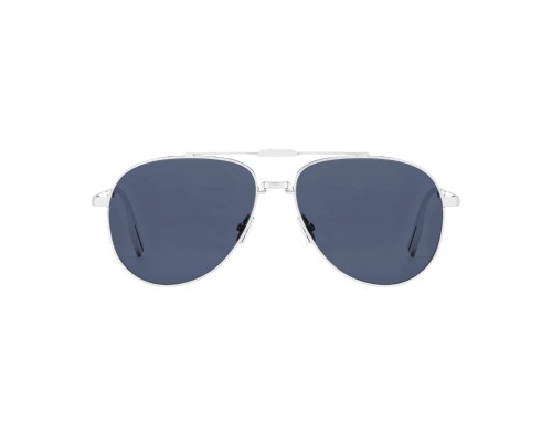 Dior DIOR90 A1U - F0B0 O - 57 - Składany Okulary przeciwsłoneczne Srebrny Pilotki (aviator)