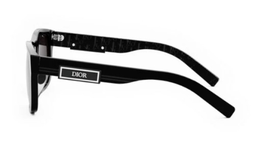 Dior DIOR B23 S2F - 10P3 - 58 Okulary przeciwsłoneczne Czarny Kanciaste